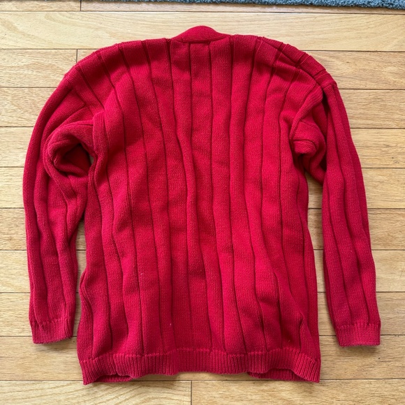 Oversized vintage knit cardigan - 80s - Picture 4 of 4